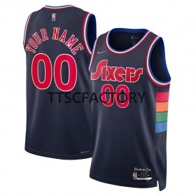 Maillot NBA Philadelphia 76ers Personnalisable Nike 2021-2022 City Editon Swingman - Homme